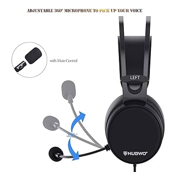 PlayStation4 - みやたん Amazon.com: NUBWO PS4 Headset, N7 Stereo Gaming Headphones